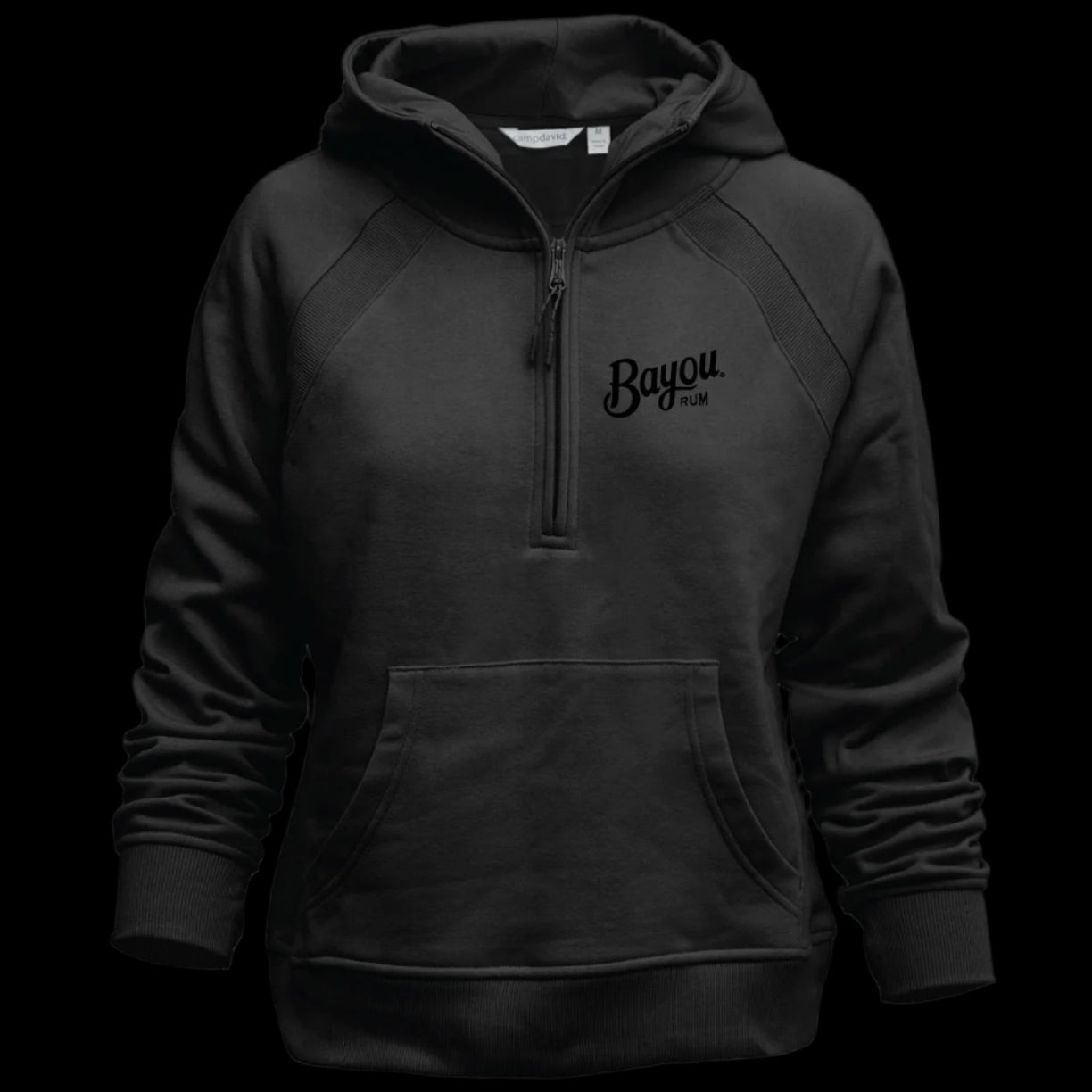 Bayou Rum Half Zip Black