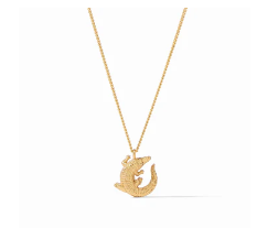 24k Gold plated Alligator Necklace