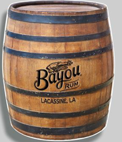 Bayou Rum Barrel Tin Tackers